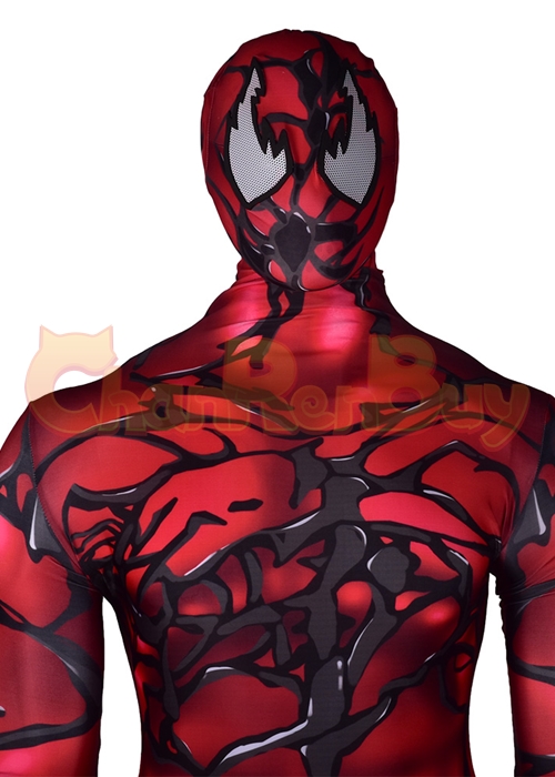 Carnage Costume Cosplay Cletus Kasady Symbiote Cosplay Bodysuit