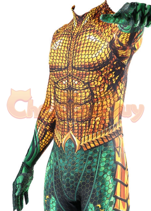 Aquaman Costume Arthur Curry Cosplay Bodysuit Ver.3