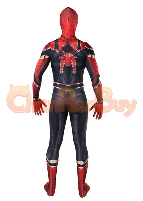 Avengers Endgame Iron Spider Suit Costume Spider Man Cosplay Bodysuit
