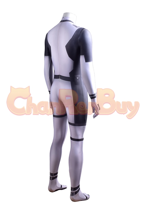 X-Force White Deadpool  Costume Cosplay Bodysuit