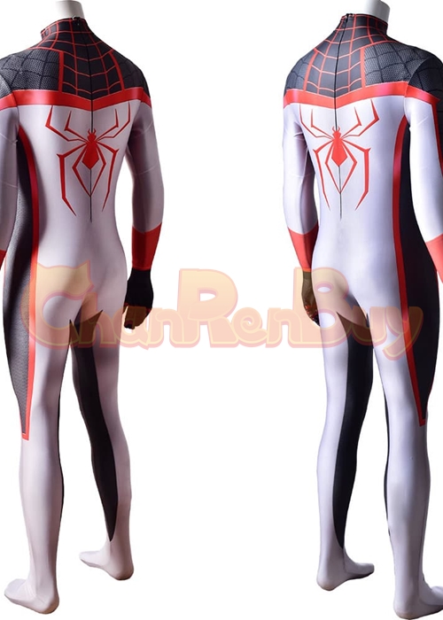 Spider Man Miles Morales Costume T.R.A.C.K. Suit Cosplay Bodysuit