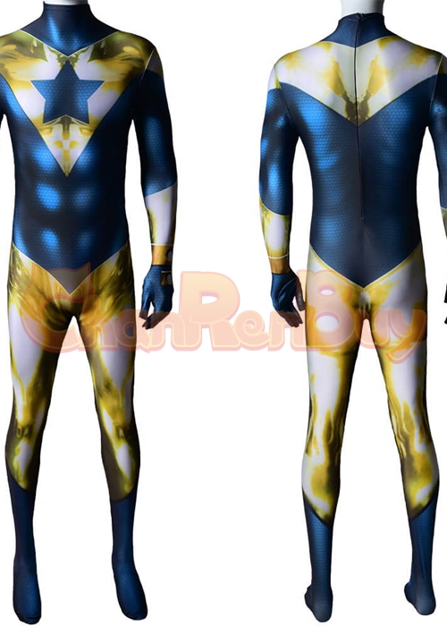 Booster Gold Costume Cosplay Bodysuit