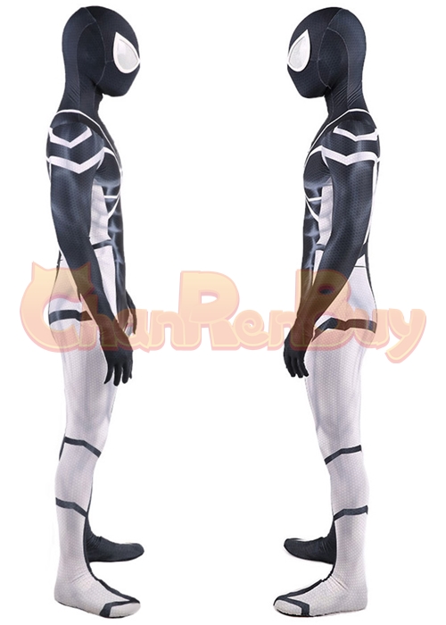 Spider Man Costume Black Future Foundation Suit Cosplay Bodysuit