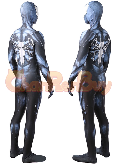 Spider Man Venom Symbiote Costume Eddie Brock Cosplay Bodysuit
