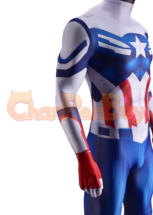 The Falcon and the Winter Soldier Costume Sam Wilson Cosplay Bodysuit