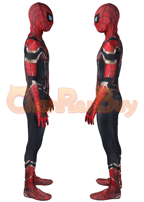 Avengers Infinity War Costume Iron Spider Man Suit Cosplay Bodysuit Ver.2