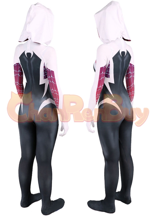 Spider Gwen Costume Gwen Stacy Cosplay Bodysuit Ver.2