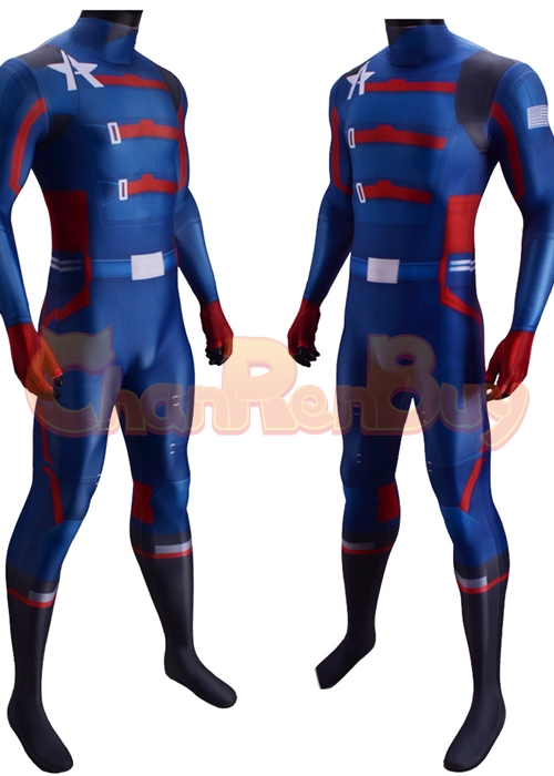 The Falcon And The Winter Soldier John Walker Costume Cosplay Bodysuit Ver.2