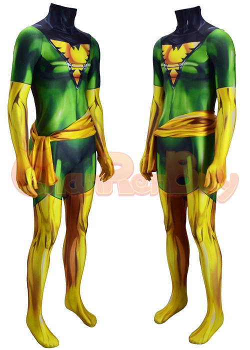 X Men Costume Phoenix Jean Grey Cosplay Bodysuit