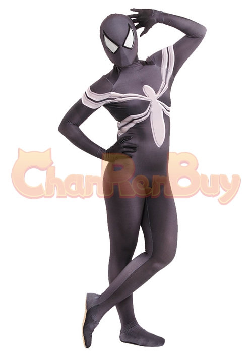 Spider Man Venom Symbiote Costume Cosplay Bodysuit Female Version