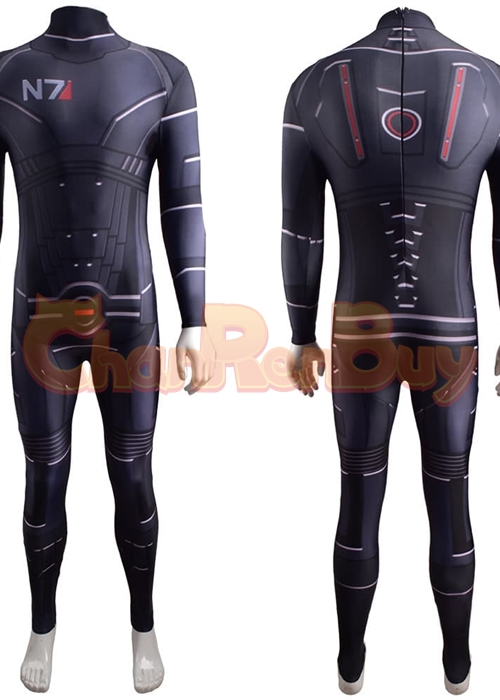 Mass Effect 3 Commander Shepard Costume Cosplay Bodysuit