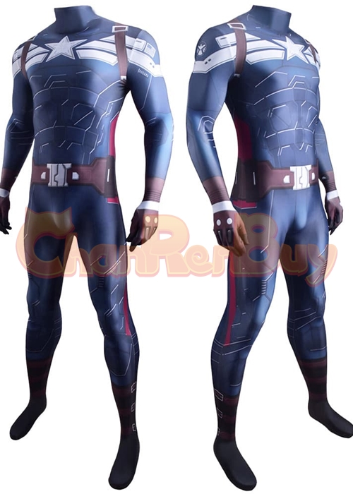 Captain America The Winter Soldier Costume Cosplay Bodysuit