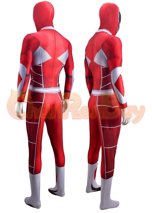 Mighty Morphin Power Rangers Red Ranger Cosplay Bodysuit