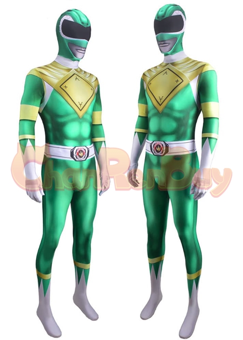 Mighty Morphin Power Rangers Green Ranger Cosplay Bodysuit