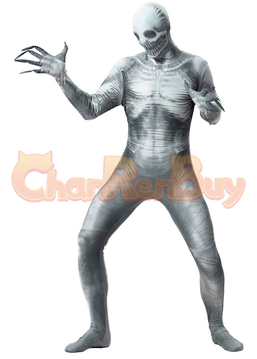 Halloween Mummy Zombie Cosplay Costume Horror Skull Bodysuit