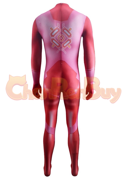 Metroid Samus Aran Zero Costume Red Cosplay Bodysuit