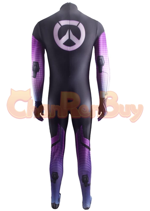 Overwatch OW Sombra Costume Cosplay Bodysuit