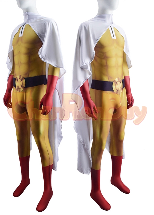 One Punch Man Saitama Costume Cosplay Bodysuit