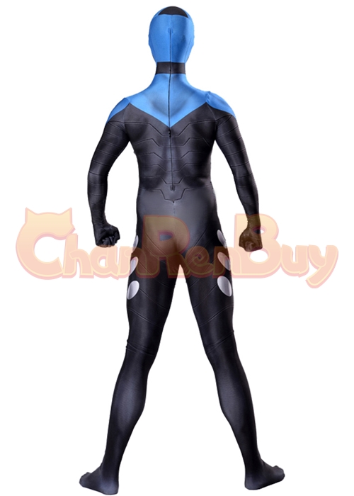 Young Justice Blue Beetle Costume Cosplay Bodysuit