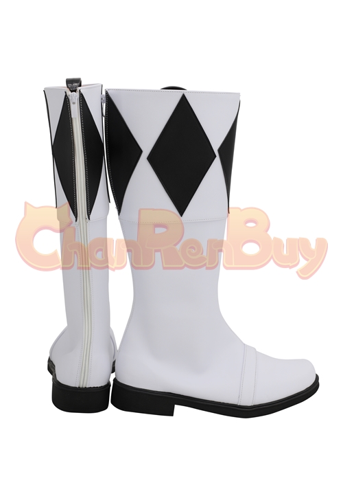 Black Ranger Shoes Cosplay Goushi Mighty Morphin Power Rangers Boots-Chaorenbuy Cosplay
