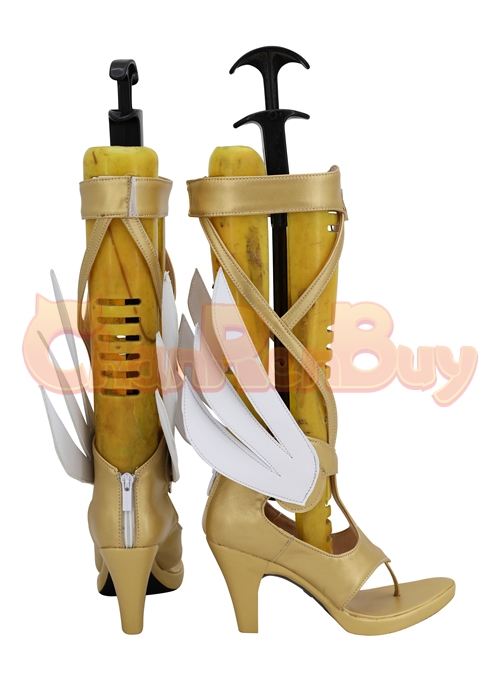 Mercy Shoes Cosplay Winged Victory Skin Overwatch OW Boots-Chaorenbuy Cosplay