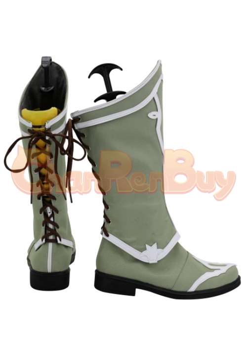 White Mage Shoes Cosplay Final Fantasy XIV FF14 Boots-Chaorenbuy Cosplay