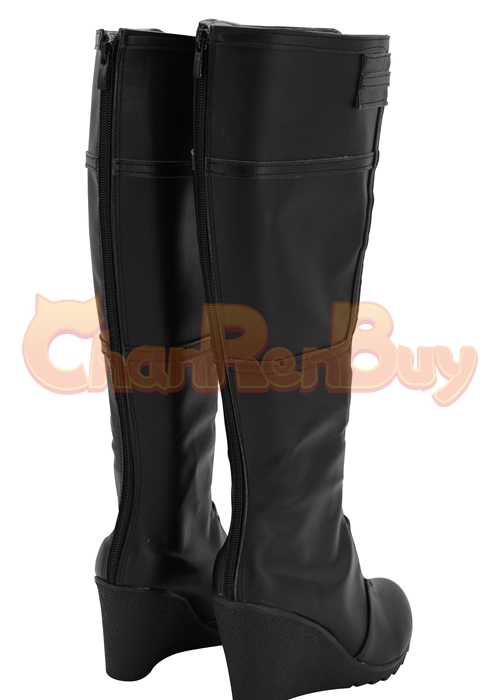 Black Widow Shoes Avengers Endgame Natalia Romanova Cosplay Boots-Chaorenbuy Cosplay