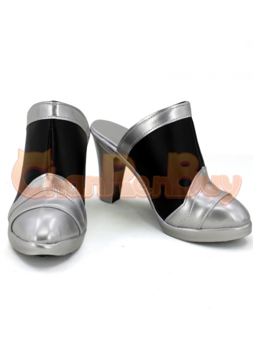 Angela Ziegler Shoes OW Overwatch Pink Mercy Skin Cosplay Boots-Chaorenbuy Cosplay
