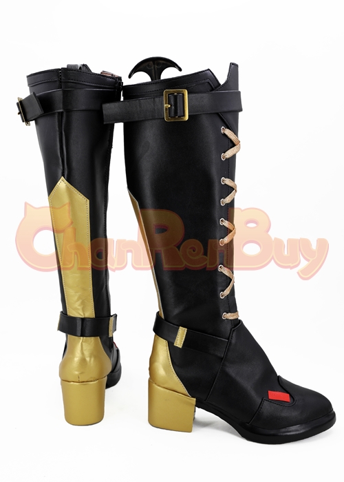 Ashe Shoes Overwatch OW Elizabeth Caledonia Calamity Cosplay Boots -Chaorenbuy Cosplay
