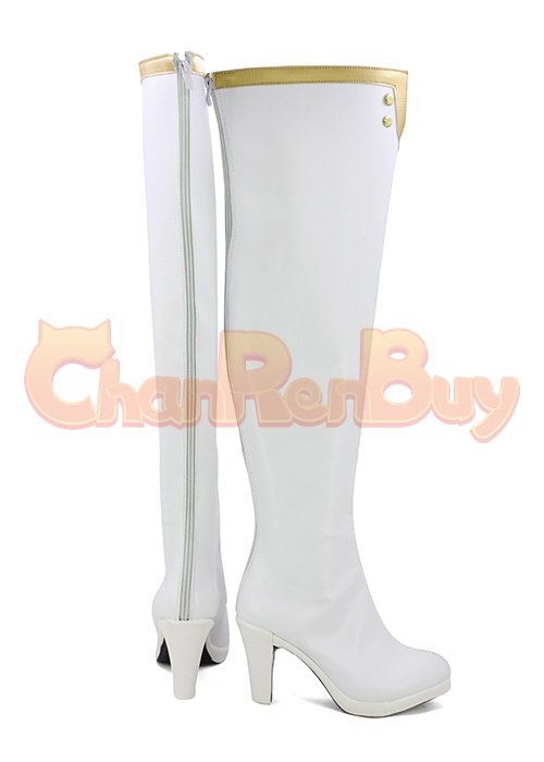 Lancer Scathach Military Version Shoes Fate Extella Link Cosplay Boots-Chaorenbuy Cosplay