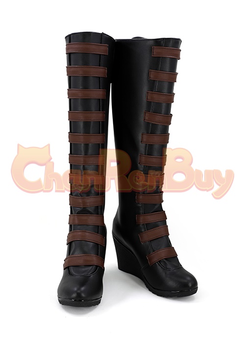Domino Neena Thurman Shoes Deadpool 2 Cosplay Boots-Chaorenbuy Cosplay