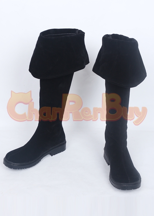 Captain Jack Sparrow Shoes Black Cosplay Boots -Chaorenbuy Cosplay