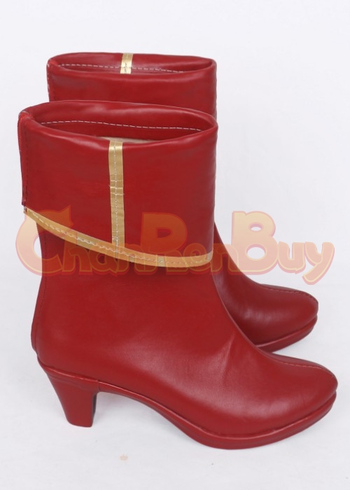 Saber Mordred Shoes Fate Apocrypha Red Cosplay Boots -Chaorenbuy Cosplay