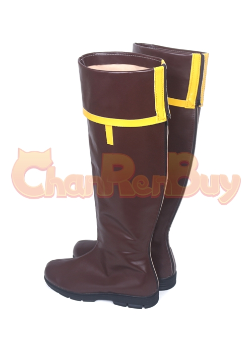 Gaston Shoes Brown Cosplay Boots -Chaorenbuy Cosplay