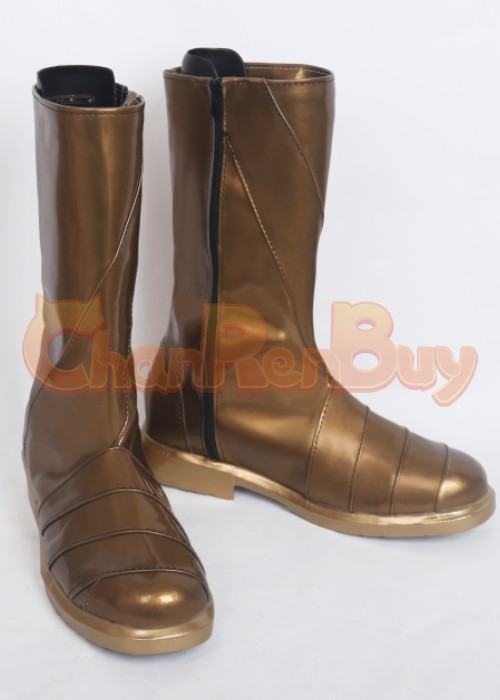 Aquaman Shoes Arthur Curry Golden Cosplay Boots -Chaorenbuy Cosplay