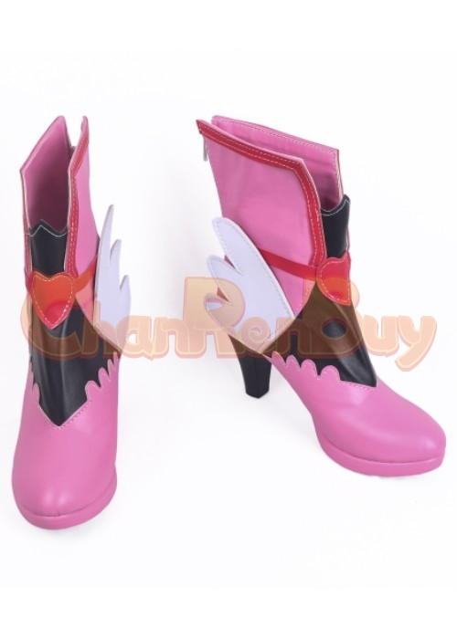 Song Hana Shoes OW DVA Skin Lolita Pink Magic Girl Cosplay B