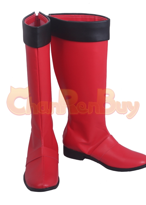 Gokai Red Shoes Kaizouku Sentai Gokaiger Captain Marvelous Cosplay Boo