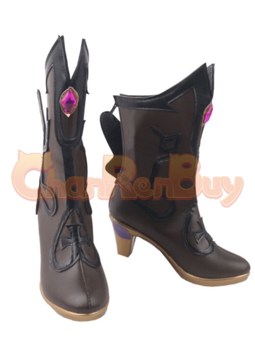 Fischl Shoes Genshin Impact Cosplay Boots