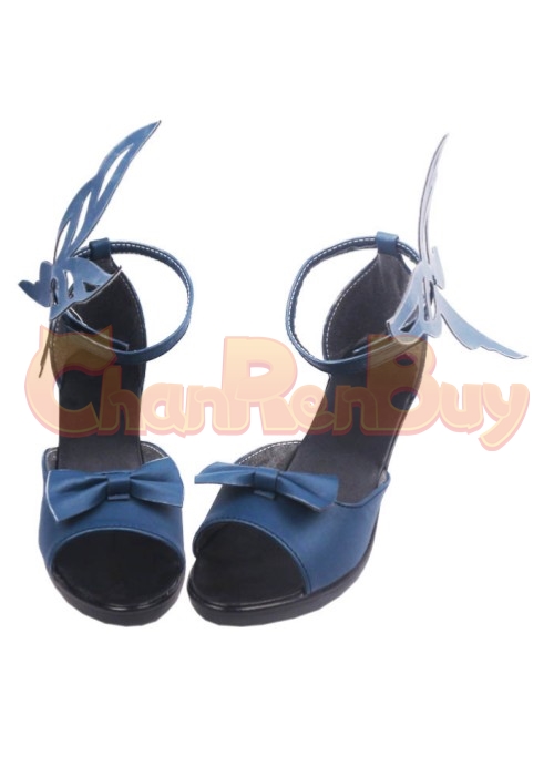 Keqing Orchid's Evening Gown Shoes Genshin Impact Cosplay Boots