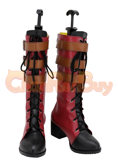 Little Red Ashe Shoes OW Overwatch Cosplay Boots-Chaorenbuy Cosplay