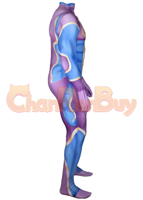 Jojo's Bizarre Adventure Star Platinum Costume Cosplay Bodysuit