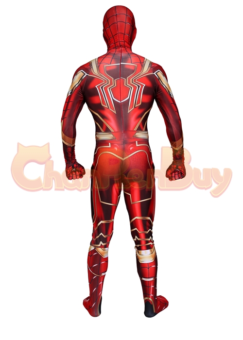 Iron Spider Man Costume Cosplay Bodysuit