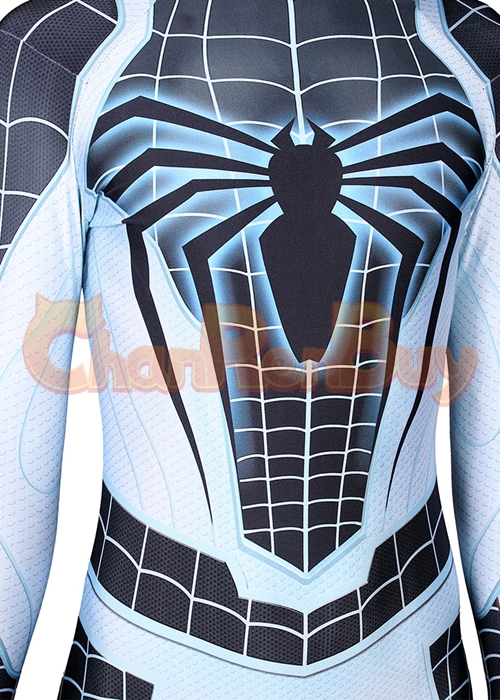 Spider Man Negative Suit Costume Cosplay Bodysuit