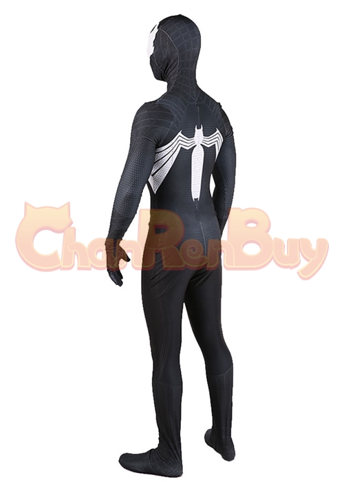 Spider Man Venom Symbitote Costume Cosplay Bodysuit