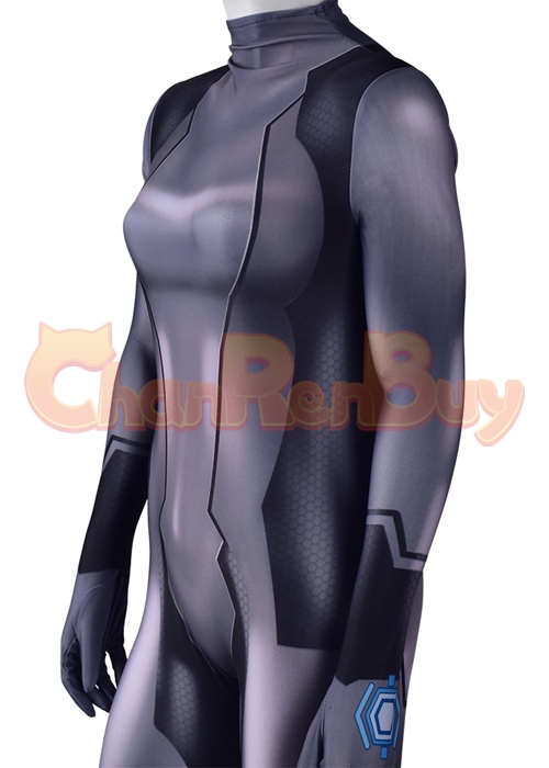 Metroid Samus Aran Zero Suit Costume Cosplay Bodysuit