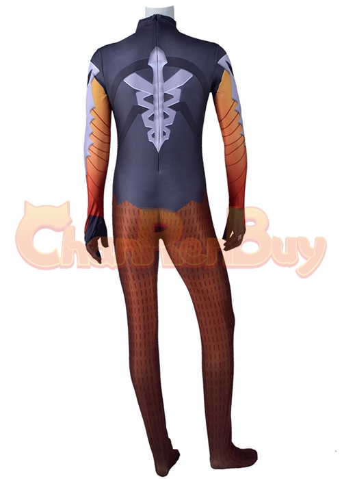 Overwatch Mercy Angela Ziegler Costume Cosplay Bodysuit