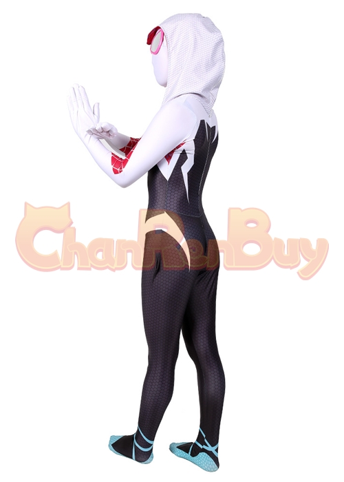 Spider Man Into The Verse Spider Gwen Stacy Costume Cosplay Bodysuit