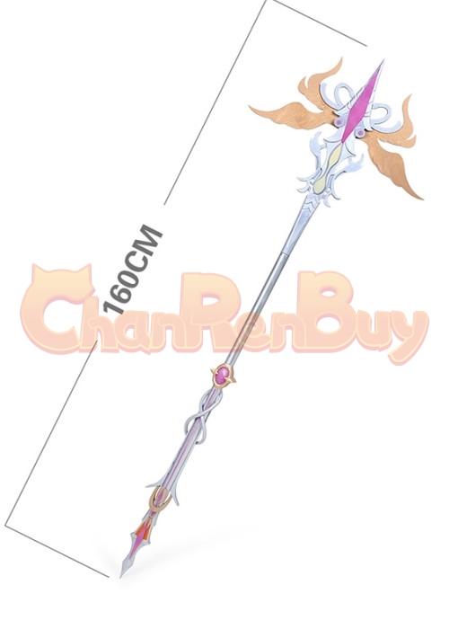 Granblue Fantasy GBF Tikoh Aesculapius Staff Cosplay Prop