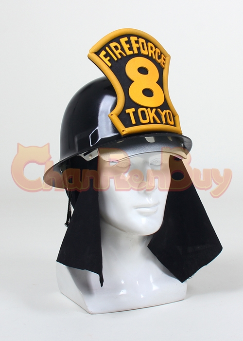 Fire Force Akitaru Obi Helmet Cosplay Prop