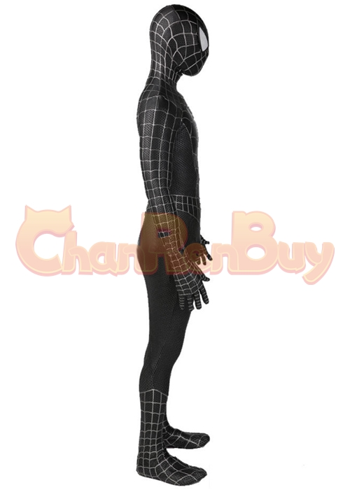 Spider Man 3 Venom Symbiote Costume Tobey Maguire Cosplay Bodysuit
